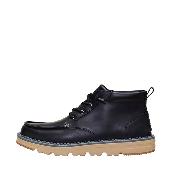 alternate view Mens HEYDUDE Flint Boot - Black / MulticolorALT1