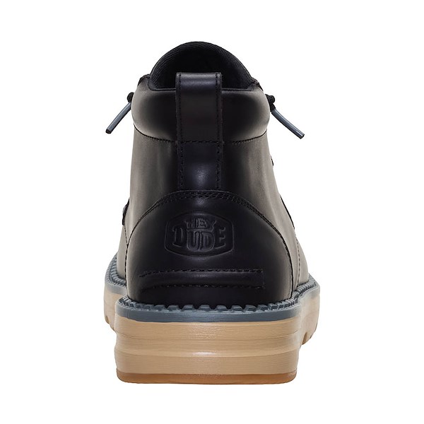 alternate view Mens HEYDUDE Flint Boot - Black / MulticolorALT4