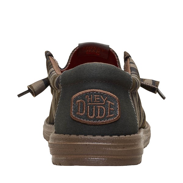 alternate view Mens HEYDUDE x Mossy Oak Wally OBL Casual Shoe - Brown CamoALT4
