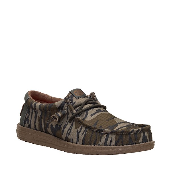 alternate view Mens HEYDUDE x Mossy Oak Wally OBL Casual Shoe - Brown CamoALT5
