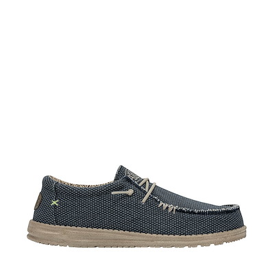 Main view of Mens HEYDUDE Wally Braided Casual Shoe - Blue Night