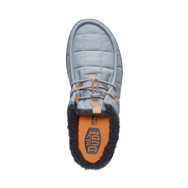 alternate view Mens HEYDUDE Wally Slip Camp Nylon Slipper - Monument GreyALT2