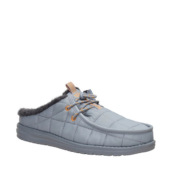 alternate view Mens HEYDUDE Wally Slip Camp Nylon Slipper - Monument GreyALT5