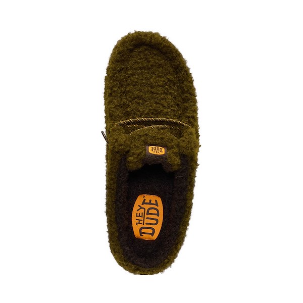 alternate view Mens HEYDUDE Wally Slipper - Dark Olive / MultiALT2
