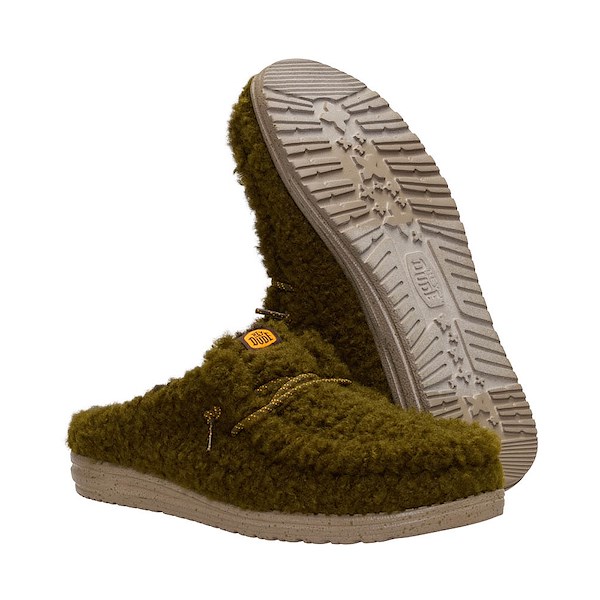 alternate view Mens HEYDUDE Wally Slipper - Dark Olive / MultiALT3