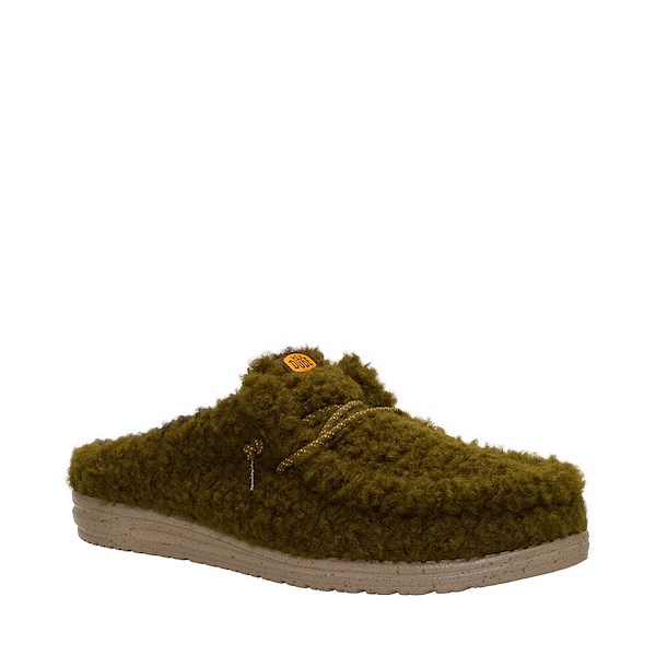 alternate view Mens HEYDUDE Wally Slipper - Dark Olive / MultiALT5