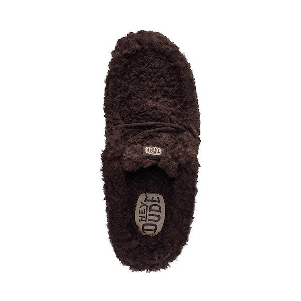 alternate view Mens HEYDUDE Wally Slipper - Mole BrownALT2