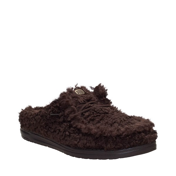 alternate view Mens HEYDUDE Wally Slipper - Mole BrownALT5