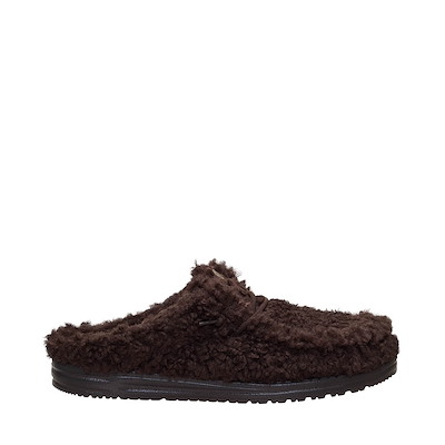 Main view of Mens HEYDUDE Wally Slipper - Mole Brown