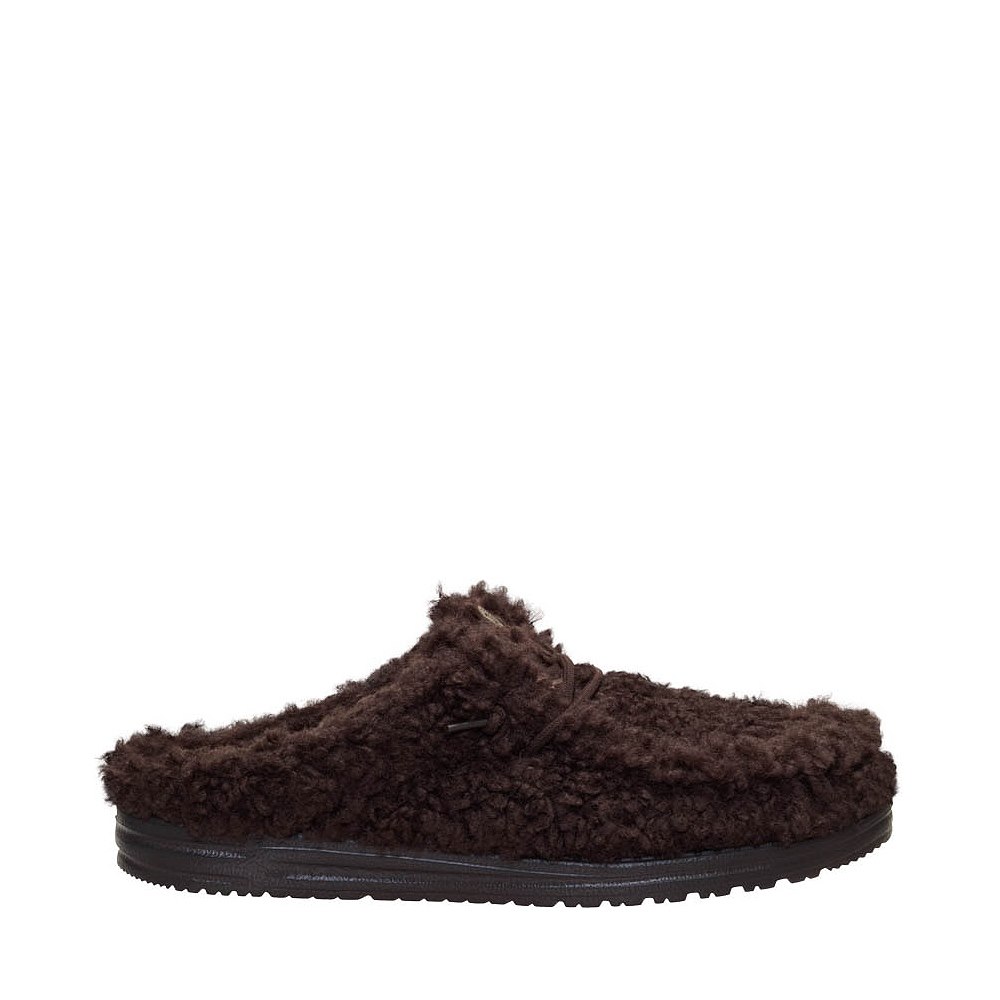 Mens HEYDUDE Wally Slipper - Mole Brown