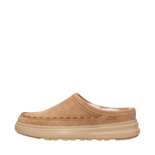 alternate view Womens HEYDUDE Remi Toastee Suede Clog - TanALT1