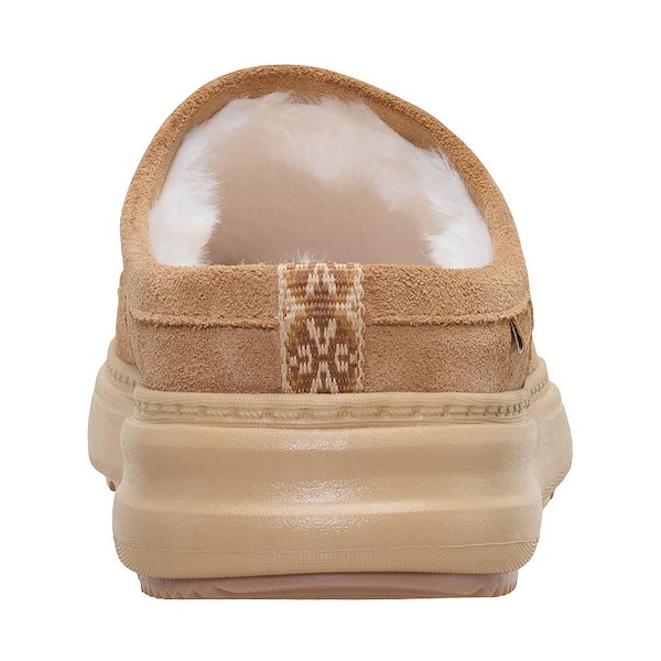 alternate view Womens HEYDUDE Remi Toastee Suede Clog - TanALT4
