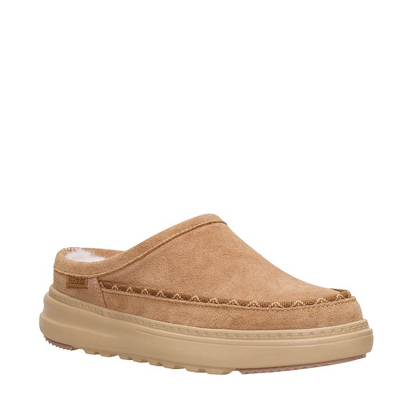 alternate view Womens HEYDUDE Remi Toastee Suede Clog - TanALT5