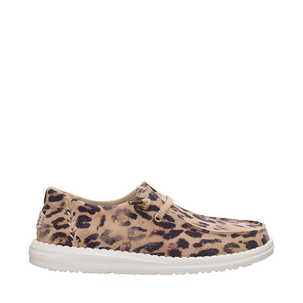 Womens HEYDUDE Wendy Craft Casual Shoe - Taupe Leopard