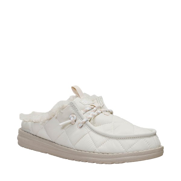 alternate view Womens HEYDUDE Wendy Slip Camp Nylon Slipper - Silver BirchALT5