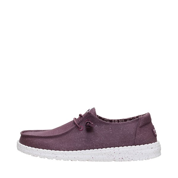 alternate view Womens HEYDUDE Wendy Stretch Slip-On Casual Shoe - HuckleberryALT1