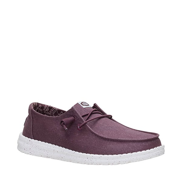 alternate view Womens HEYDUDE Wendy Stretch Slip-On Casual Shoe - HuckleberryALT5