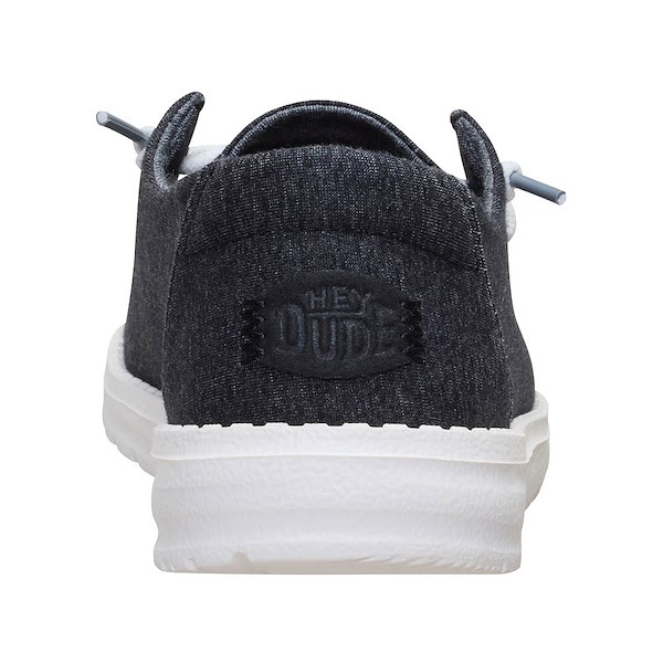 alternate view Womens HEYDUDE Wendy Stretch Slip-On Casual Shoe - BlackALT4
