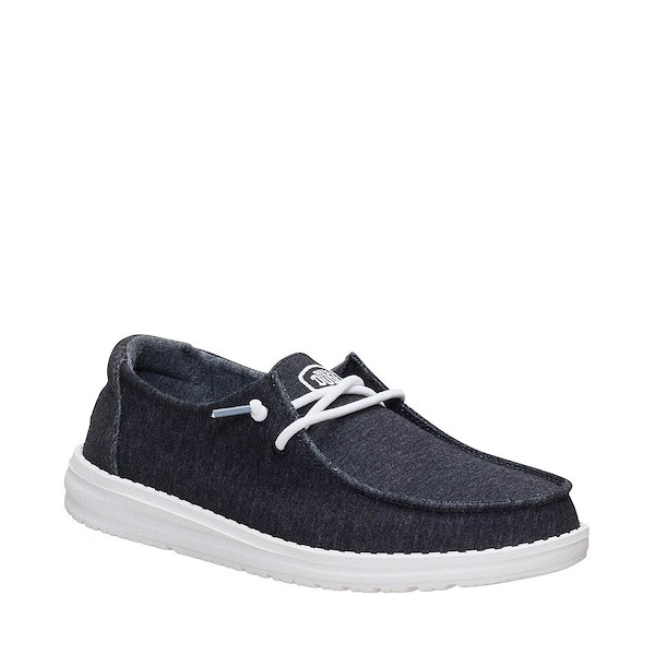 alternate view Womens HEYDUDE Wendy Stretch Slip-On Casual Shoe - BlackALT5