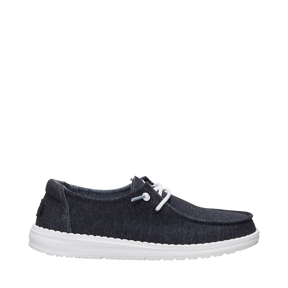 Womens HEYDUDE Wendy Stretch Slip-On Casual Shoe - Black