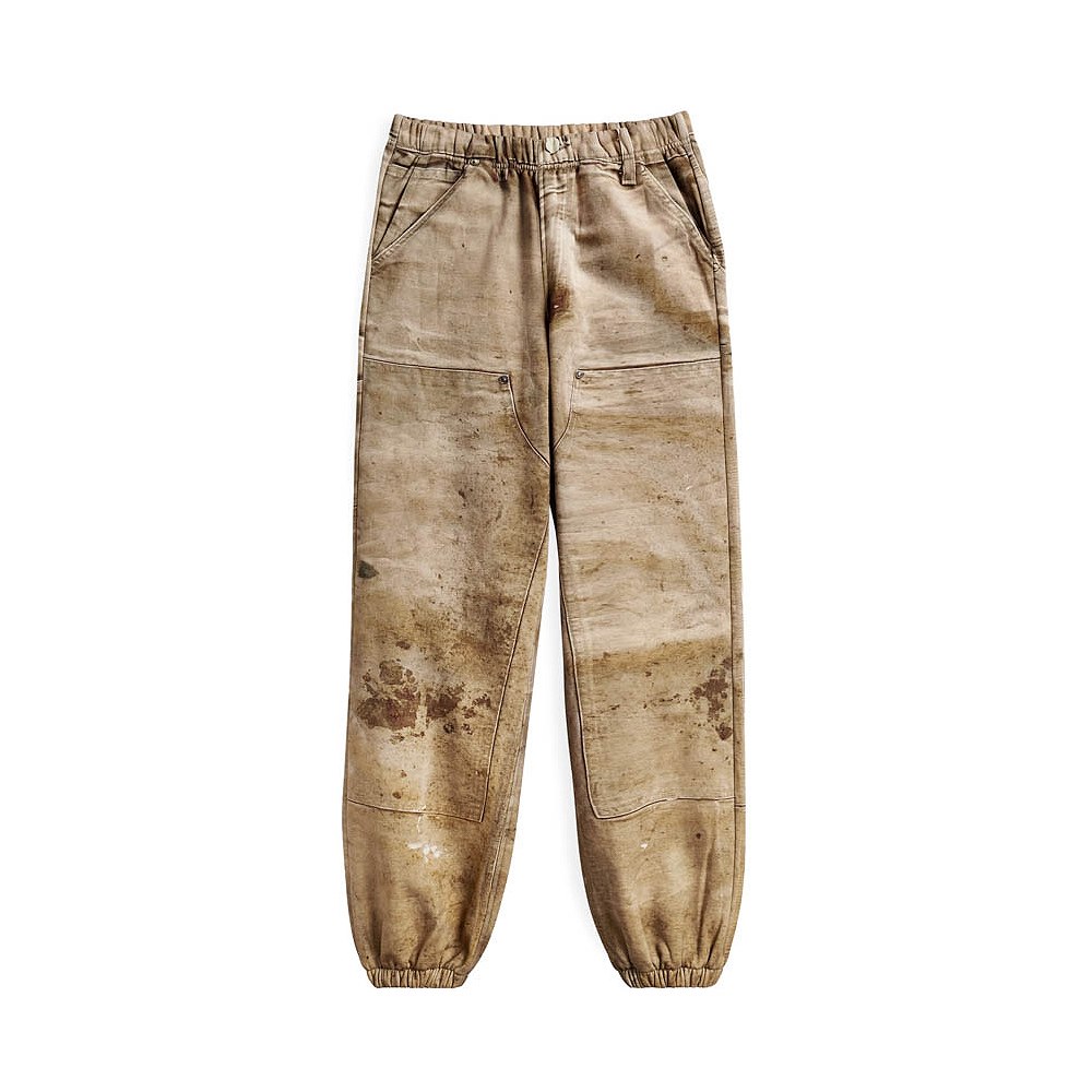VANSZA Workwear Trompe L'Oeil Sweatpants - Brown